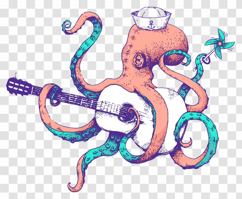 Octopuses Cartoon Character Meter Character Created By Transparent PNG