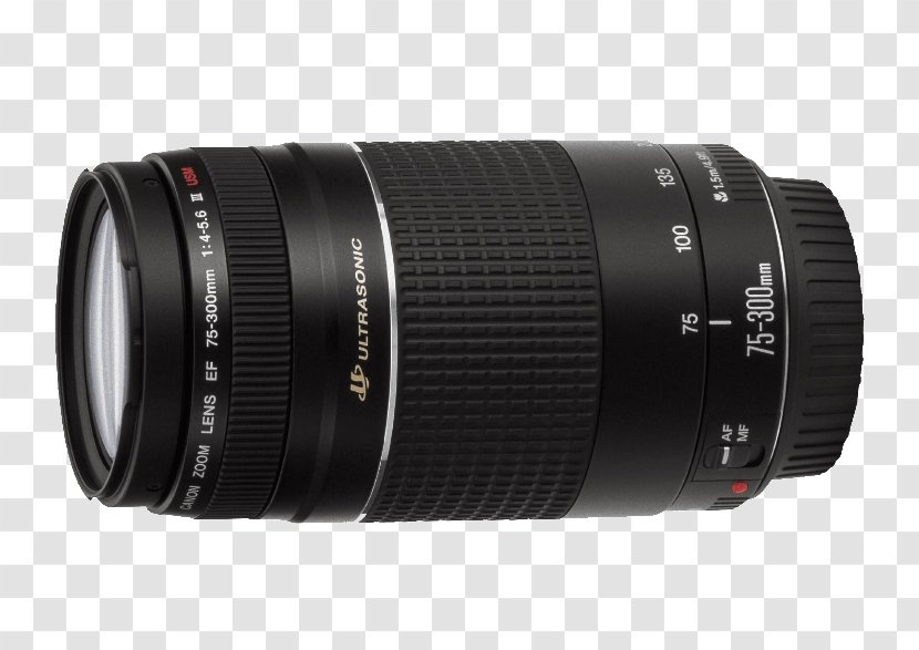 Canon EF Lens Mount 75–300mm 70–300mm 50mm EF-S - Camera Transparent PNG