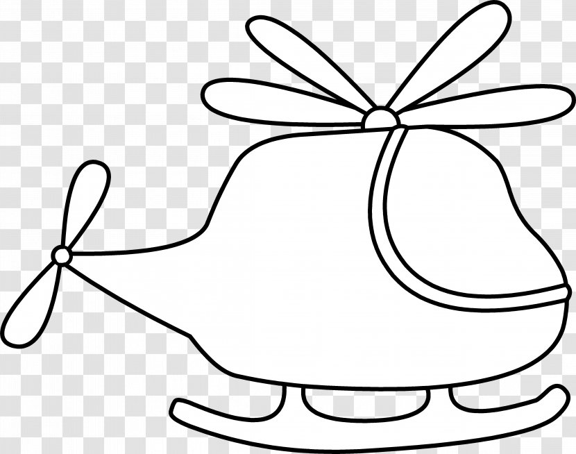 Book Black And White - Helicopter - Style Drawing Transparent PNG