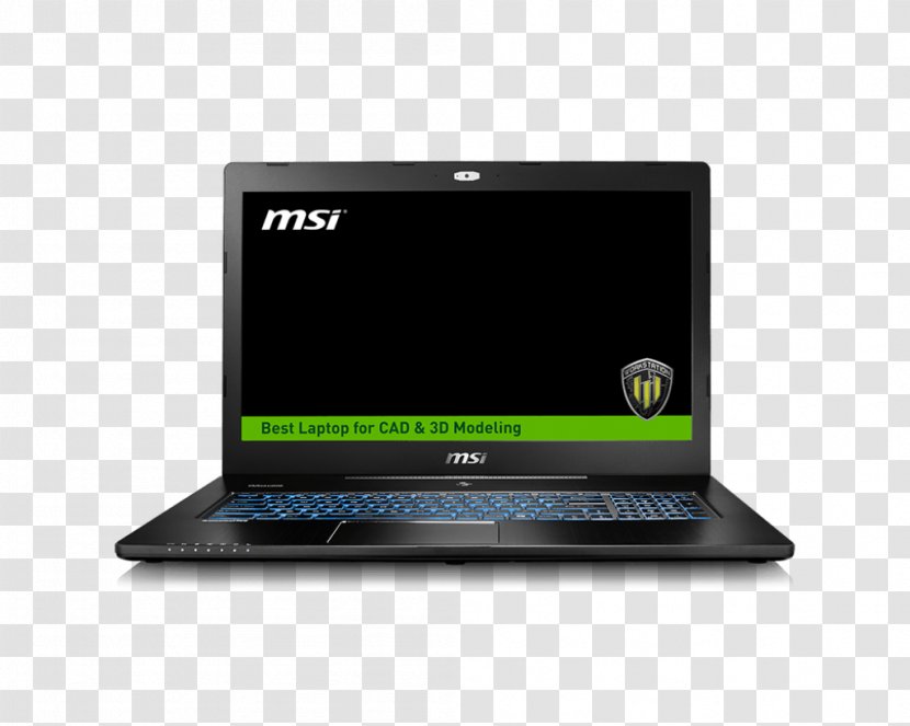Laptop Intel Core I7 Micro-Star International - Workstation Transparent PNG