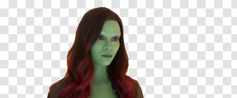 Gamora Marvel Comics The Avengers Film Series Hair Coloring - Watercolor - Sophie Turner Transparent PNG