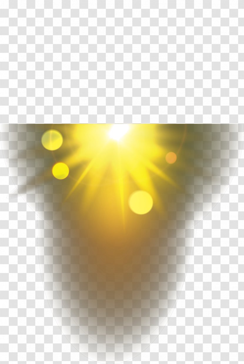 Sunlight - Yellow - Vector Sun Rays Transparent PNG