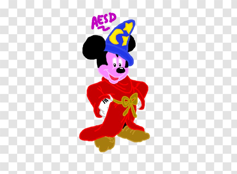Headgear Clown Character Clip Art - Mickey Mouse Sorcerer Transparent PNG