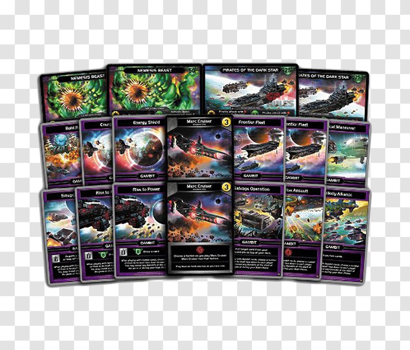 Star Realms Set Card Game Board - White Wizard Games - Gambit Transparent PNG