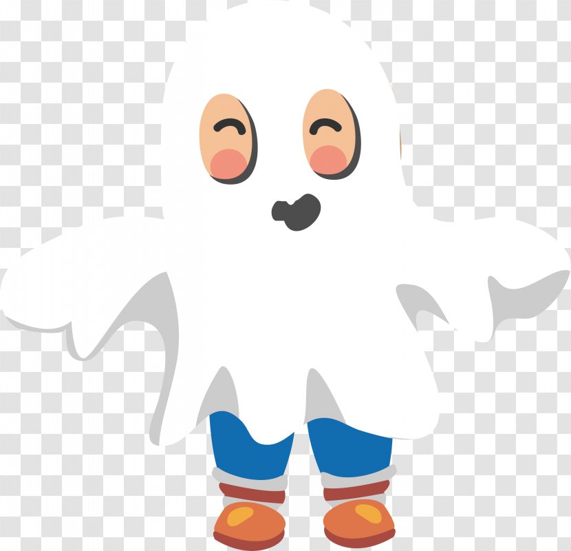 Child Ghost Clip Art - Emoticon - A Disguised As Phantom Transparent PNG