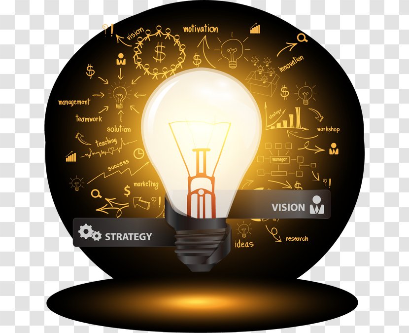 Idea Drawing Chart Creativity - Bright Bulb Business Infographic Transparent PNG