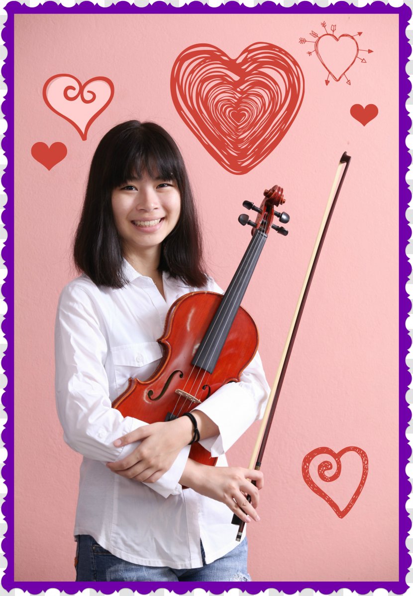 Violin Canton Arts Academy Cello Fond Blanc Viola - Heart Transparent PNG