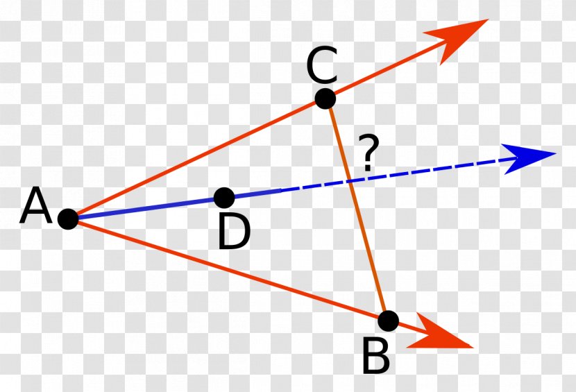 Crossbar Theorem Geometry Line Segment Angle Bisector - Euclid Transparent PNG