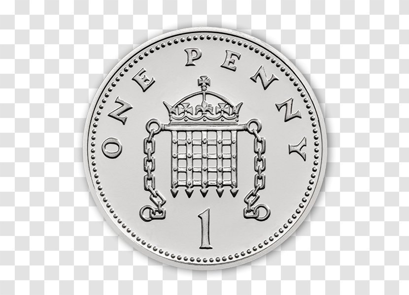 Silver Coin Commemorative United Kingdom - Material Transparent PNG