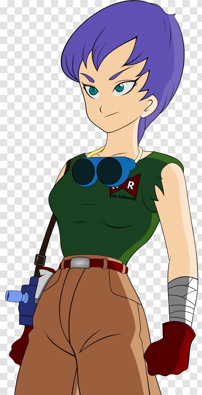 Dragon Ball Bulma Majin Buu Colonel Violet Android 17 - Heart - Z Transparent PNG