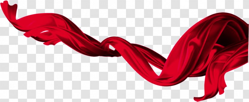 Red Background Ribbon - Costume Accessory Color Transparent PNG