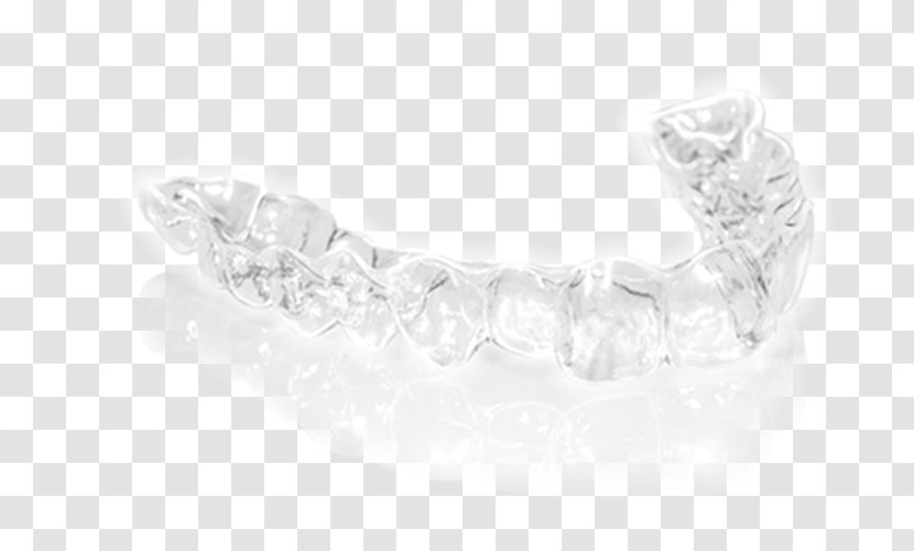 Silver Body Jewellery Jaw - Clear Aligners Transparent PNG