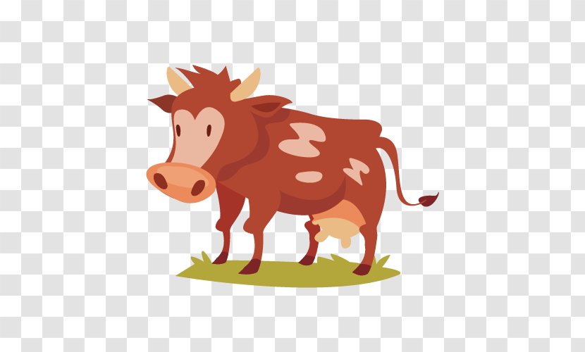 Dairy Cattle Ranch - Cow Goat Family - Red Transparent PNG