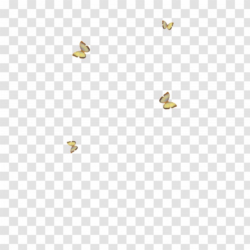 Angle Pattern - Yellow - Butterfly Transparent PNG