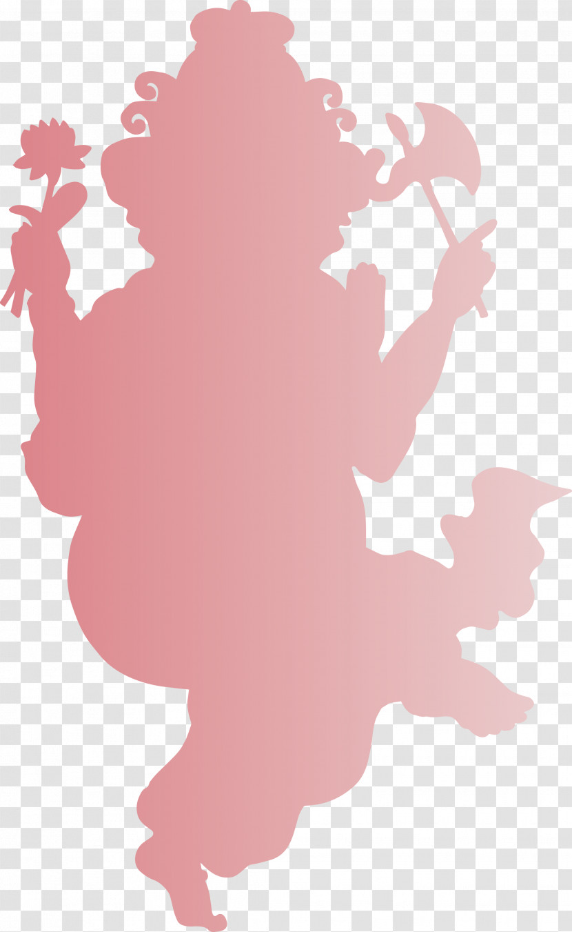 Silhouette Pink M Pattern M-tree Tree Transparent PNG