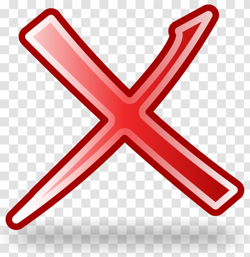 Clip Art - Symbol - Cancel Button Transparent PNG