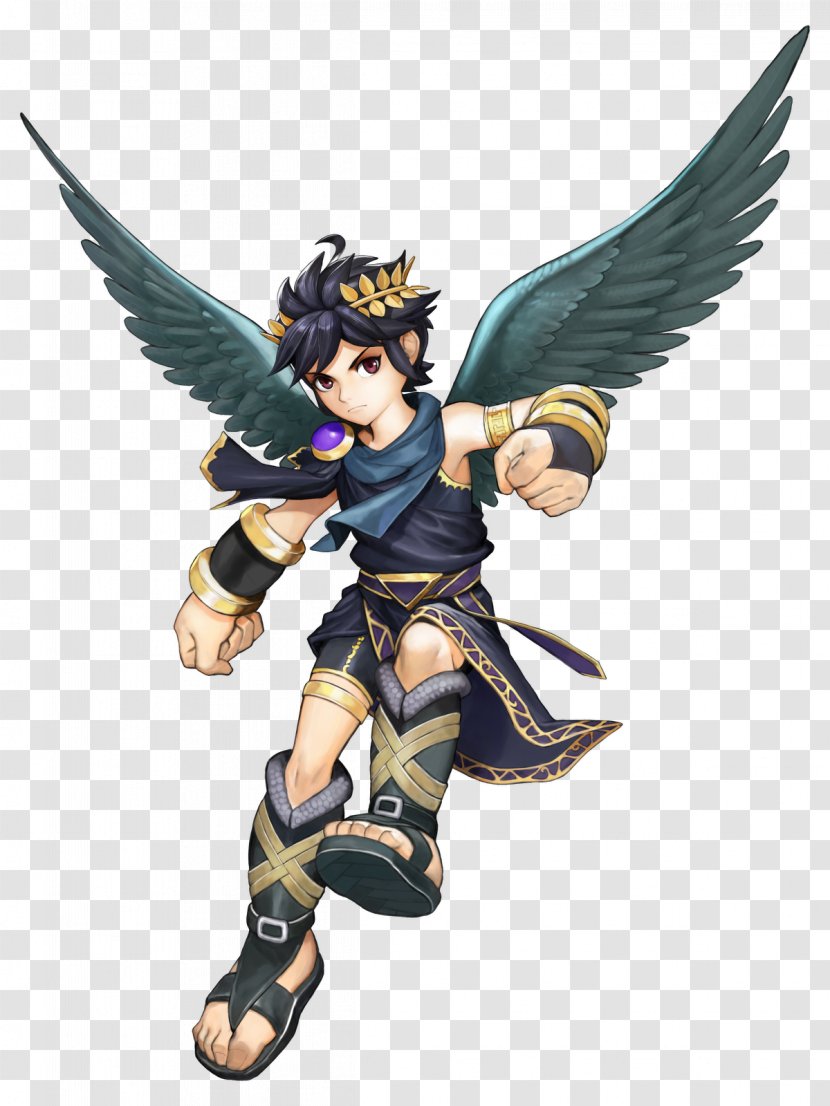 Kid Icarus: Uprising Pit Super Smash Bros. For Nintendo 3DS And Wii U Palutena - Figurine - Pitbull Transparent PNG