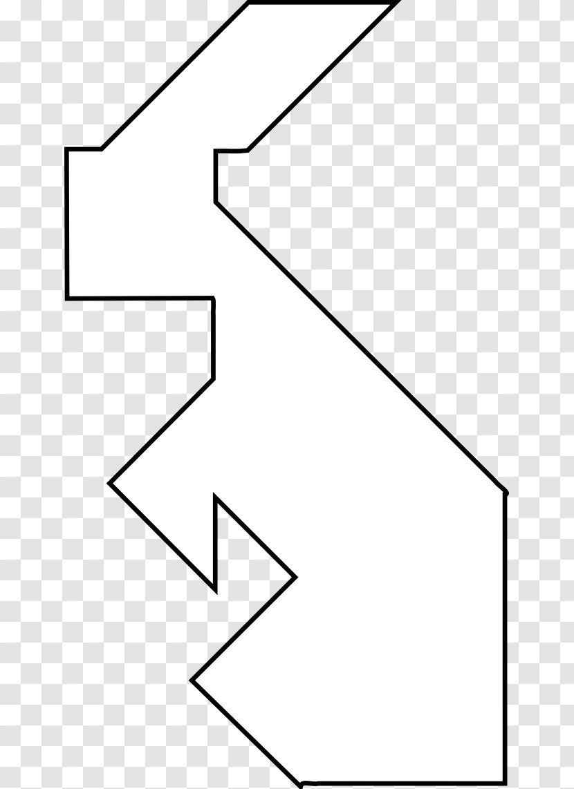 Triangle Point White Line Art - Symmetry - Angle Transparent PNG