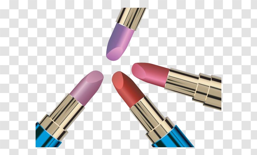 Lipstick Cosmetics - Brush - Texture Vector Transparent PNG