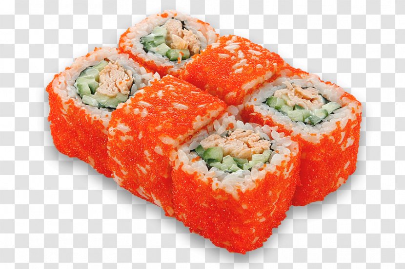 California Roll Makizushi Sushi Crab Omelette - Food Transparent PNG