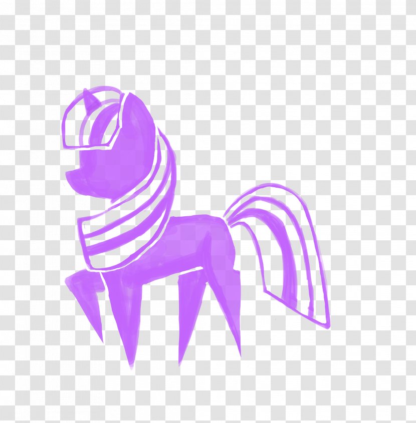 Horse Pony Violet Purple Magenta - Heart - Proud Transparent PNG