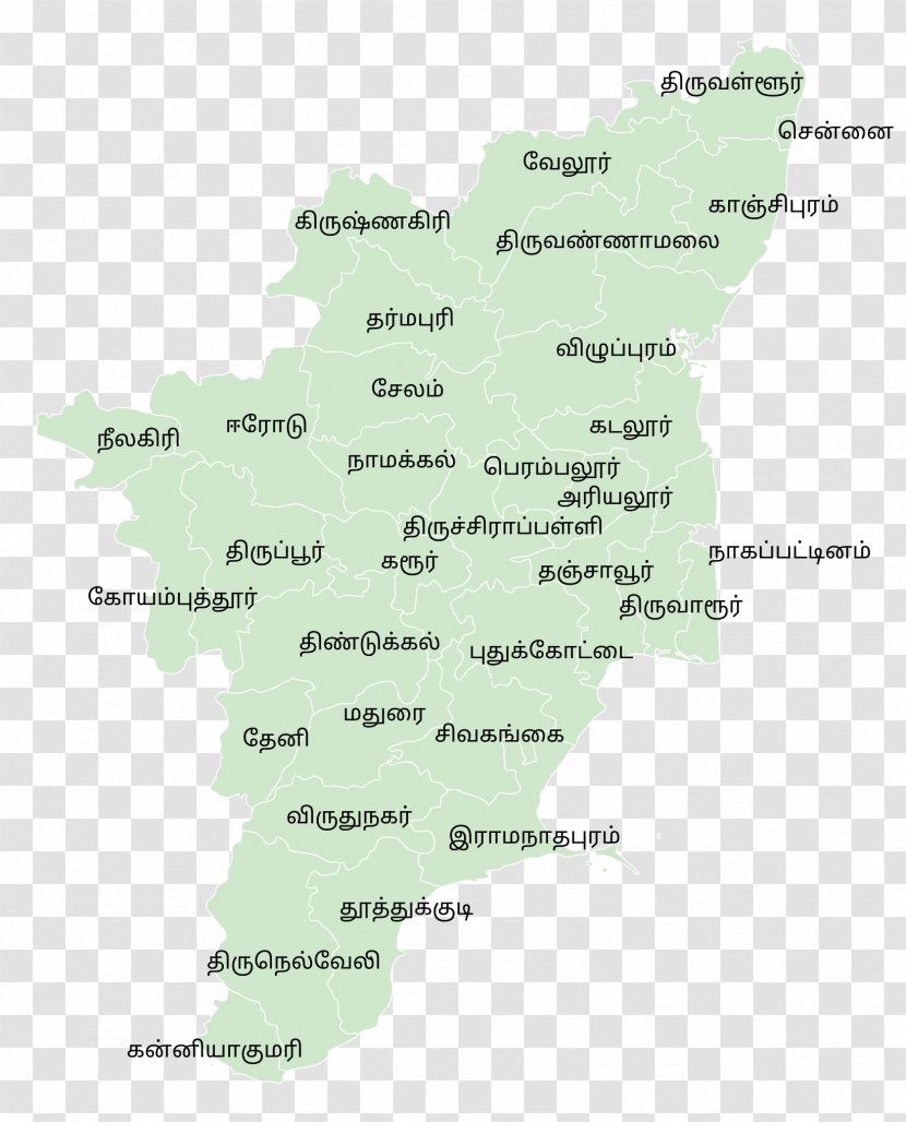 Tiruvannamalai Dindigul Karur Erode Coimbatore - Area - Tamil Transparent PNG