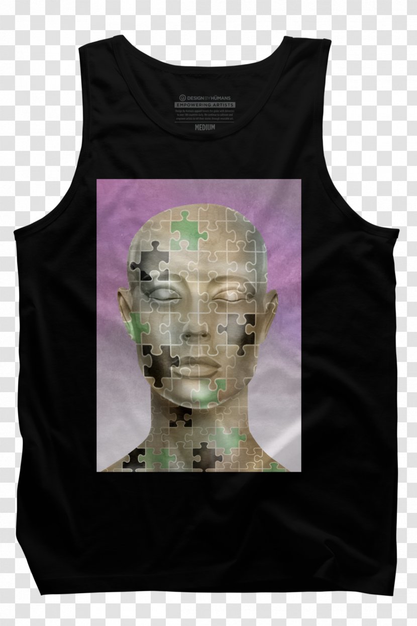T-shirt Sleeveless Shirt Gilets Neck - Top Transparent PNG