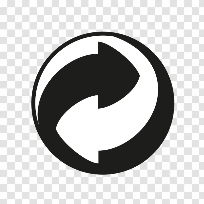 Green Dot Recycling Symbol Logo Transparent PNG