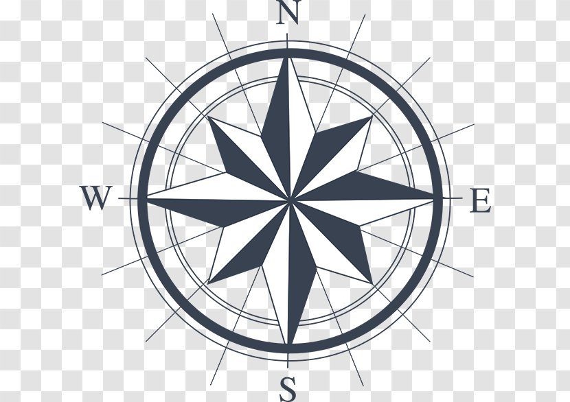 Drawing Compass Rose Clip Art Transparent PNG