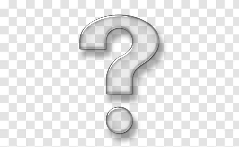 Question Mark Information Clip Art - Silver Transparent PNG