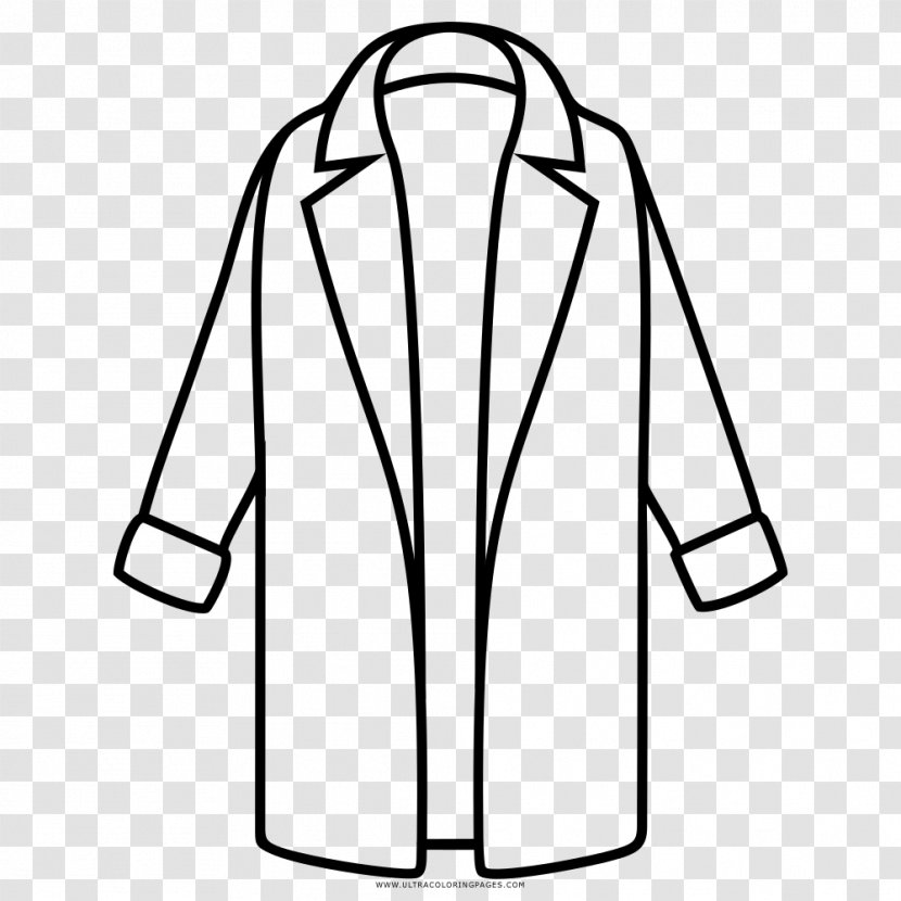 Jacket Coloring Book Coat Drawing Cape - Clothing Transparent PNG