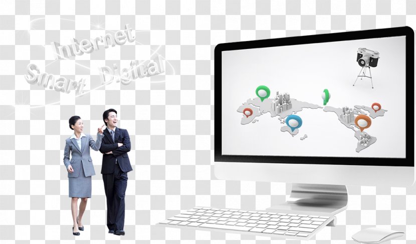Computer Download Information - Communication - Screen Business People Transparent PNG