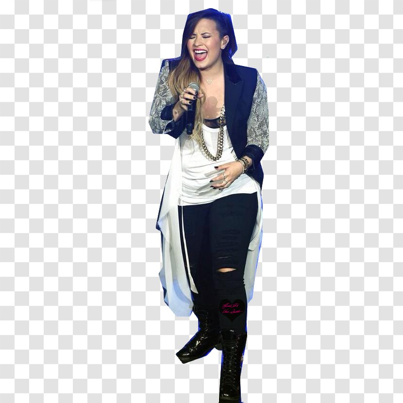 Demi Lovato Sober Don't Forget Hollywood Records - Outerwear Transparent PNG