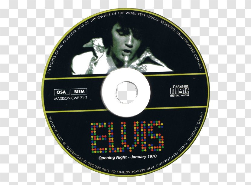 Compact Disc Don Camillo's Last Round Brand Disk Storage - Dvd - Elvis Presley 1970 Transparent PNG