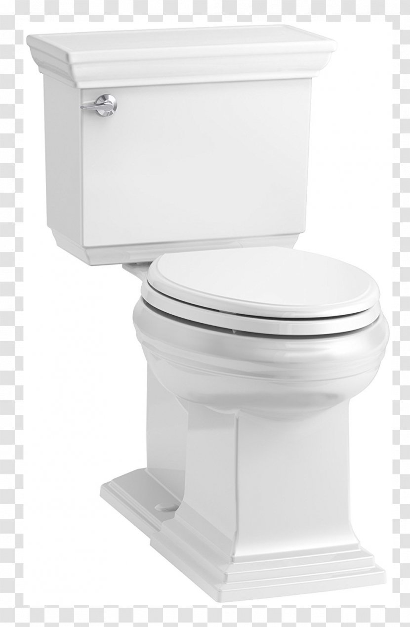 Flush Toilet Kohler Co. Trap Bathroom - Seat Transparent PNG