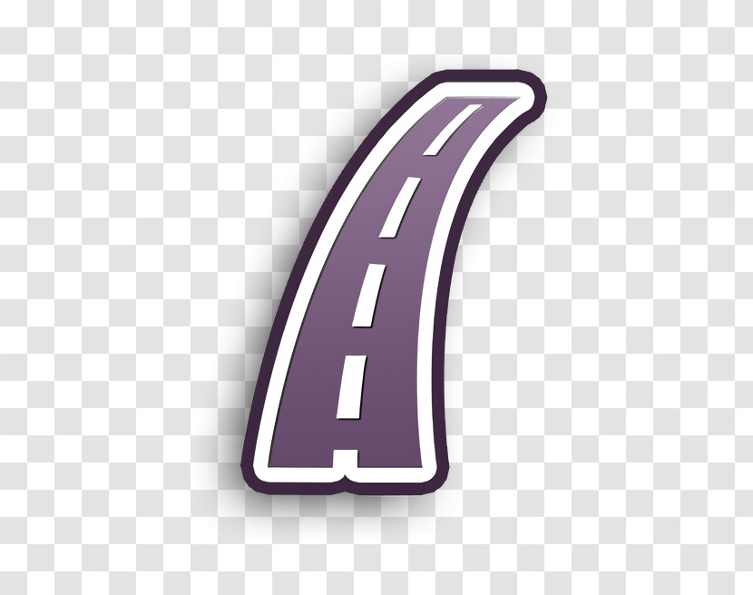 Transport Icon Road Slight Curve Icon Roads Icon Transparent PNG