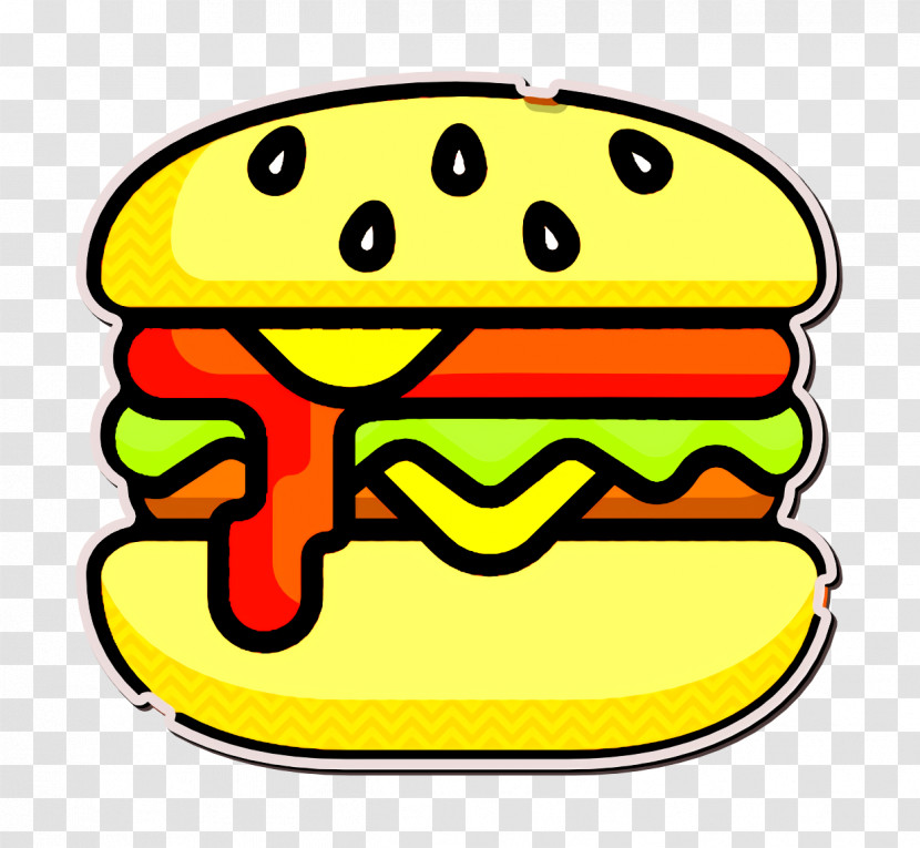 Burger Icon Summer Icon Transparent PNG