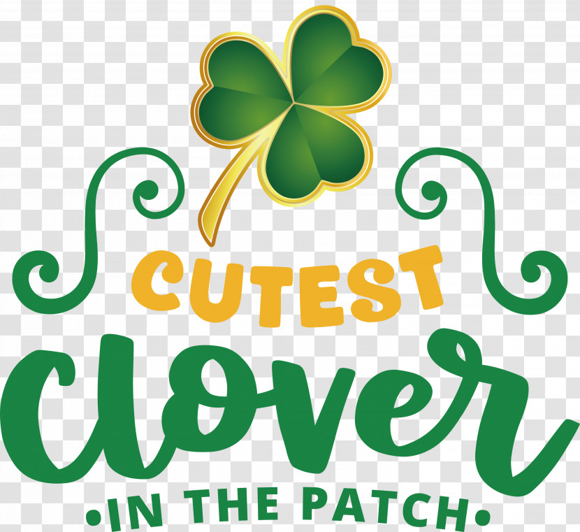 Cutest Clover Saint Patrick Patricks Day Transparent PNG