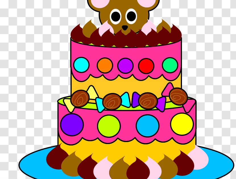 Roo Birthday Cake Kanga Clip Art - Decorating - Pro Clipart Transparent PNG