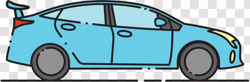 Car Door Clip Art Electric Automotive Design - Blue Transparent PNG