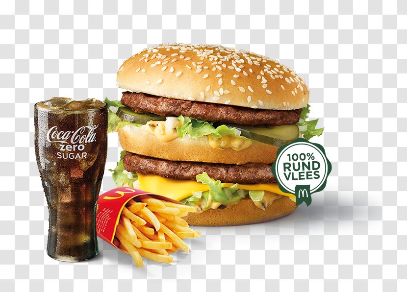 Cheeseburger McDonald's Big Mac Whopper Veggie Burger Chicken McNuggets - Fast Food Transparent PNG