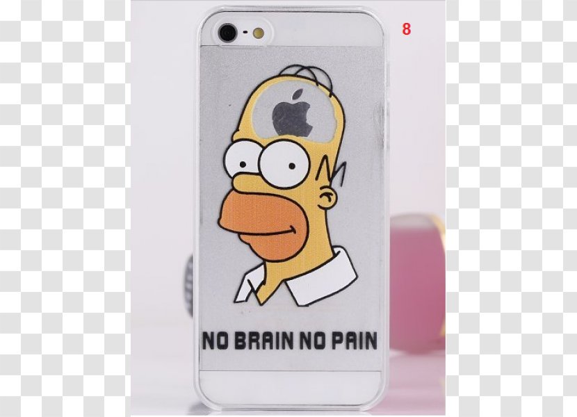 IPhone 4S 5s Homer Simpson - Electronic Device - Apple Transparent PNG