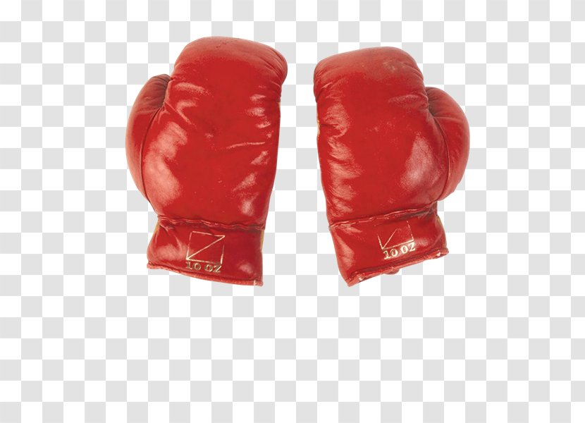 Boxing Glove Personal Protective Equipment Red - Hard Hats Transparent PNG