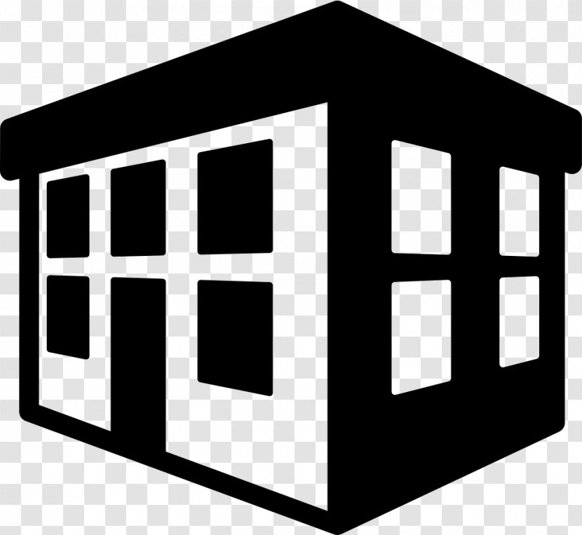 Building - Black And White - Logo Transparent PNG
