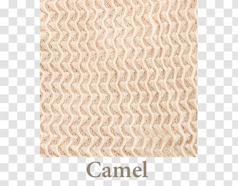 Camel Wool Afghan Material Beige - Placemat Transparent PNG