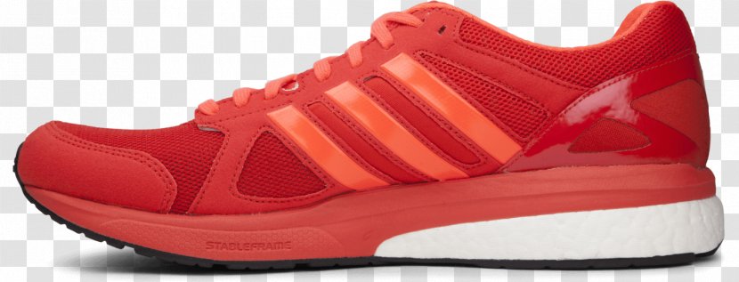 Sneakers Sports Shoes Running Adidas - Adizero - Rojo Naranja Transparent PNG
