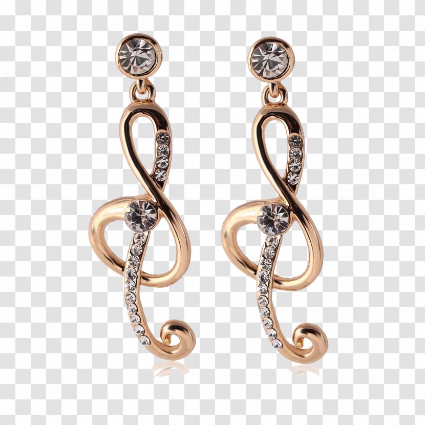 Earring Diamond Jewellery Gratis - Body Jewelry - Earrings Transparent PNG