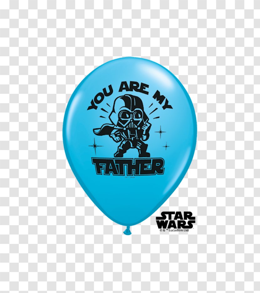 Balloon Whity Whiteman - Toy - Party Deko Ballonset 5 Stk. Star Wars , Hellblau Font LogoBalloon Transparent PNG