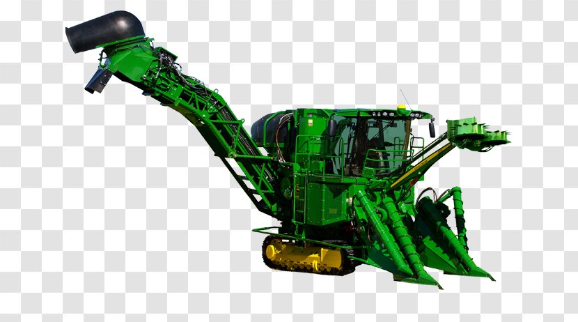 John Deere Machine Combine Harvester Sugarcane Tractor - Agricultural Machinery Transparent PNG