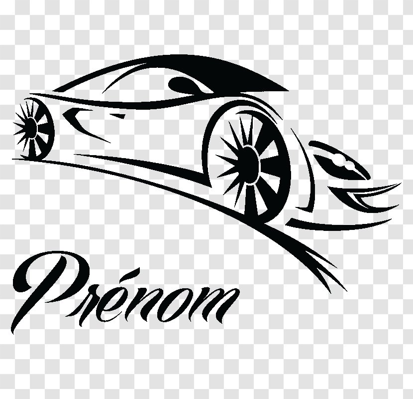 Sports Car Wall Decal Ferrari - Brand Transparent PNG